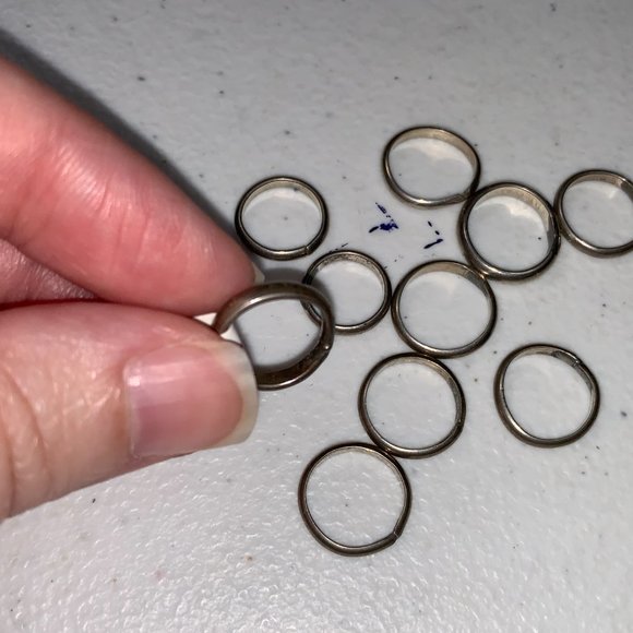 1/2 2 mm Sterling Silver Plain Band Ring - Picture 3 of 9